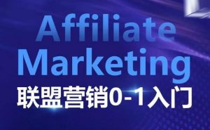 Affiliate Marketing联盟营销0-1入门,联盟营销基本逻辑 联盟平台逻辑及联盟客逻辑全面详解-网创星球