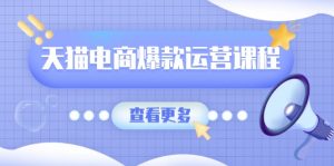 天猫电商爆款运营课程,爆款卖点提炼与流量实操,多套模型全面学习-网创星球