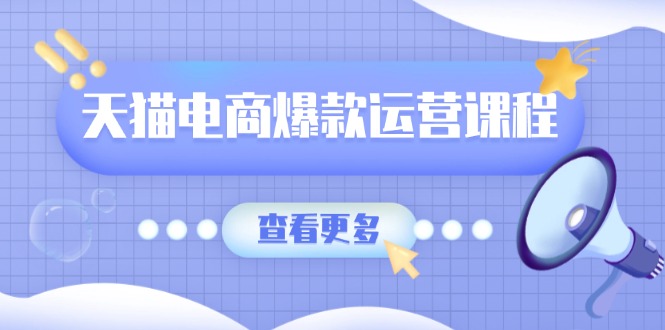天猫电商爆款运营课程,爆款卖点提炼与流量实操,多套模型全面学习-网创星球