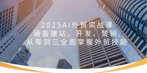 2025AI外贸实战课：涵盖建站、开发、营销, 从零到三全面掌握外贸技能-网创星球