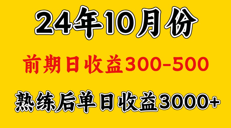 高手是怎么赚钱的.前期日收益500+熟练后日收益3000左右-网创星球