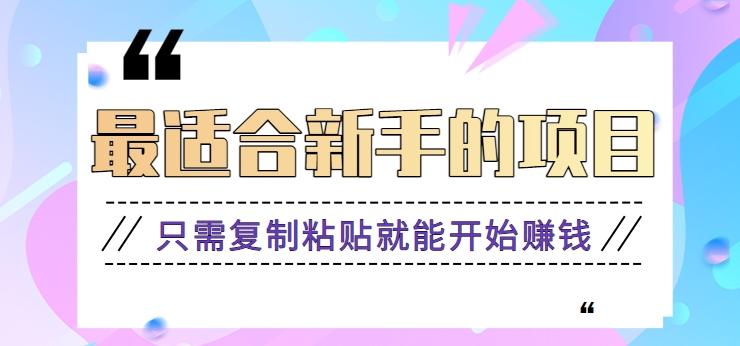 2024最适合新手操作的项目,新手小白只需复制粘贴就能开始赚钱【视频教程+软件】-网创星球